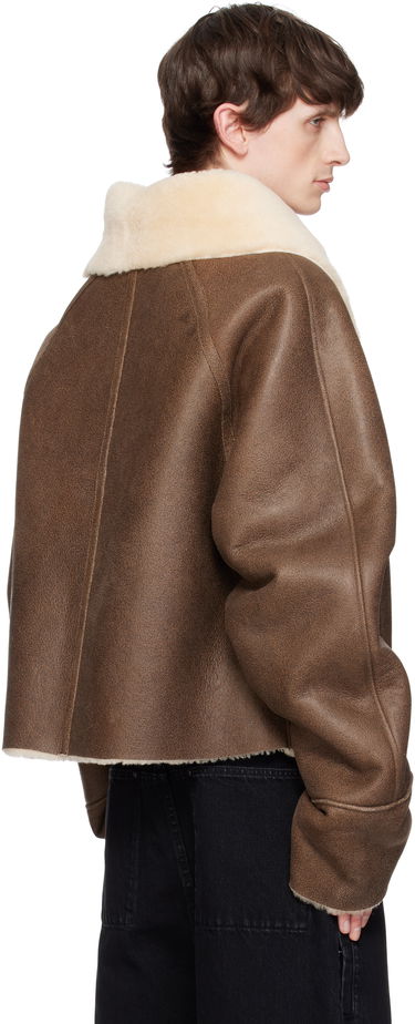 Bomber bunda Entire Studios Entire Studios Bulk Shearling Jacket Hnedá | ESU-S25-13014-CO, 2