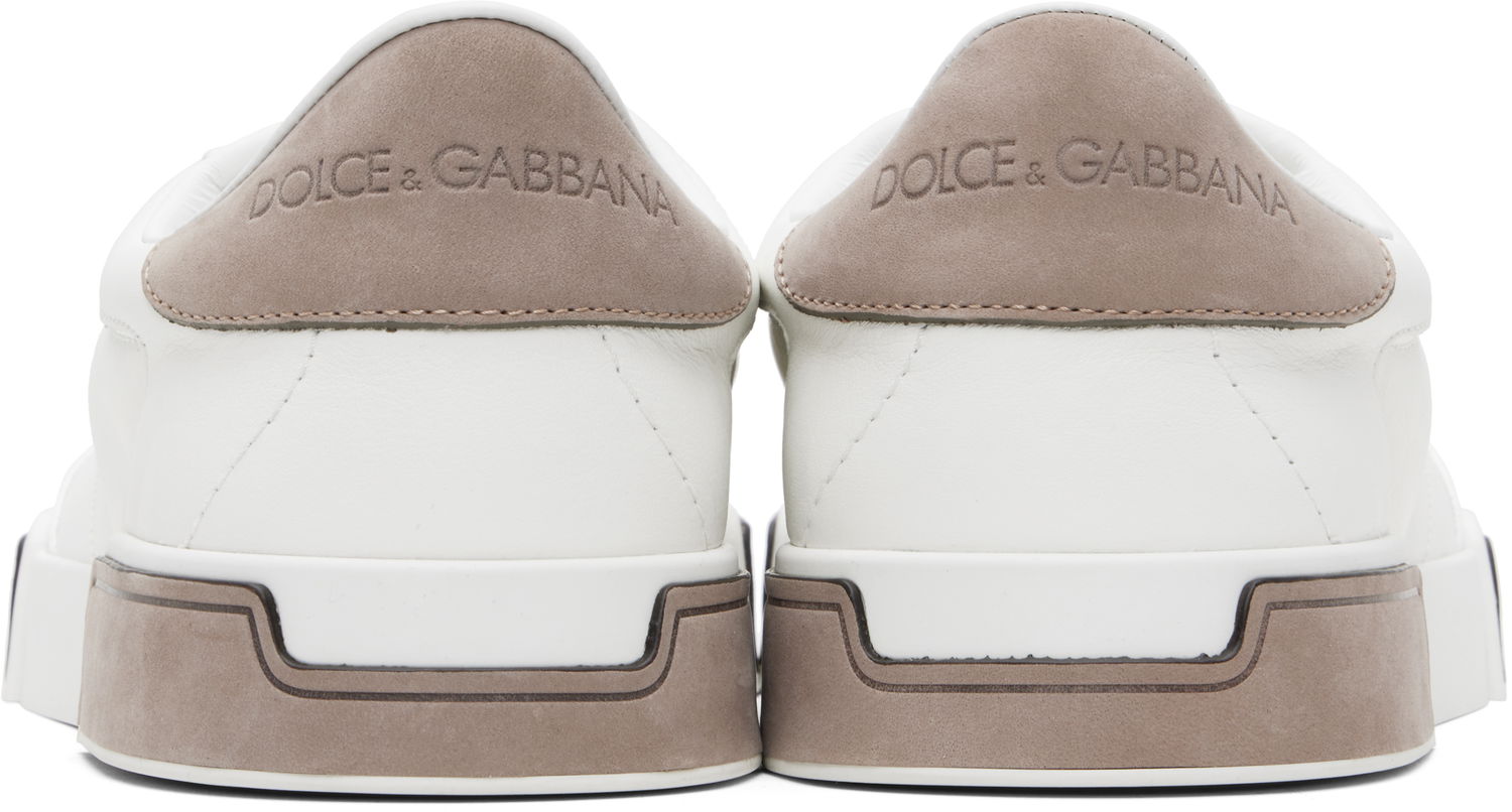 Tenisky a topánky Dolce & Gabbana Calfskin Portofino Yacht Biela | A20190A66A78 8S375, 1
