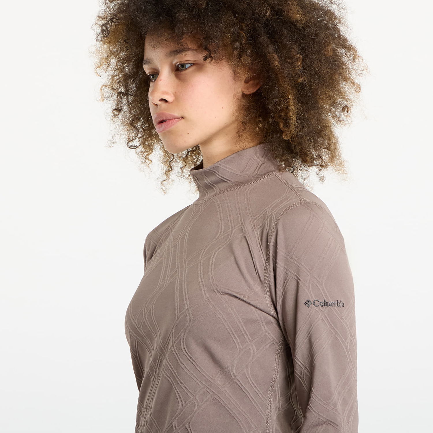 Tričko Columbia Granite Point™ LS Turtleneck Top with Embossed Pattern Béžová | 2141891254, 1