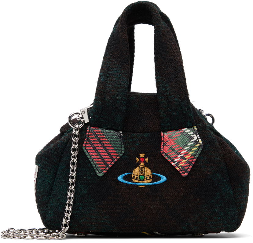 Kabelka Vivienne Westwood Archive Tartan Mini Yasmine Bag Rôznofarebný | 4703000KW-W018E-
