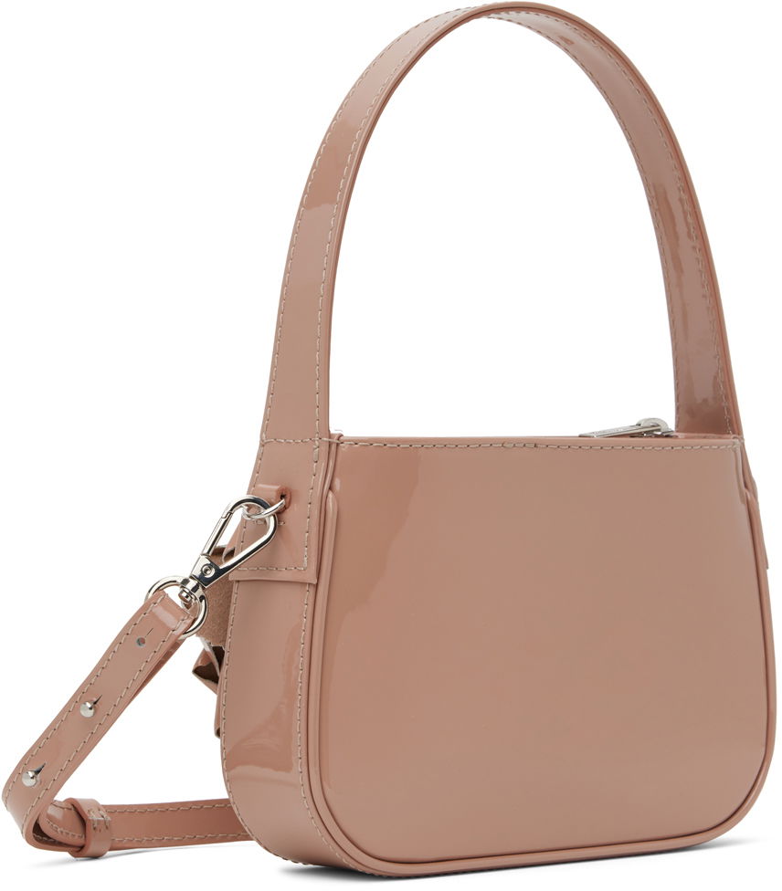 Blumarine Rhinestone Logo Shoulder Bag