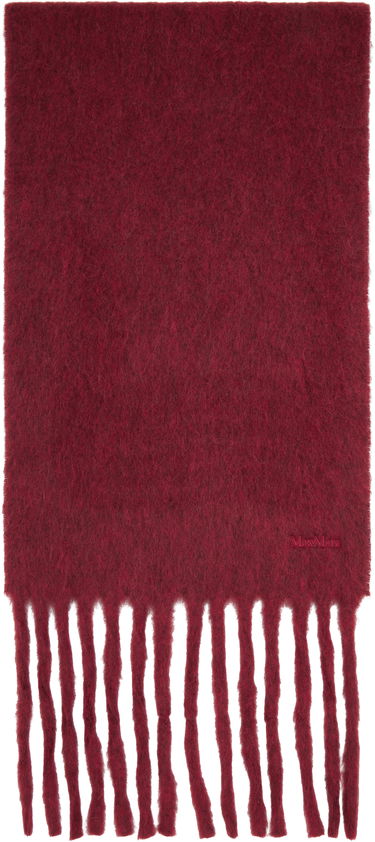Šál Max Mara Osso Fringed Scarf Vínová | 2524546022600, 0