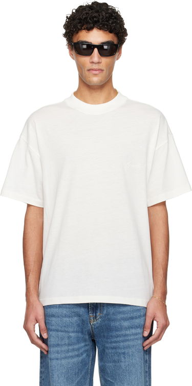 Tričko Fear of God ESSENTIALS Holiday Embroidered Essential T-shirt Biela | 125HO254282F, 0