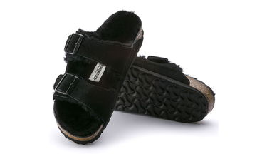 Tenisky a topánky Birkenstock Arizona Shearling Black Narrow Fit Čierna | 752663, 3