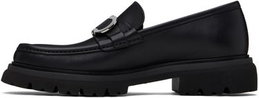 Tenisky a topánky FERRAGAMO Salvatore Ferragamo Gancini Ornament Lug Sole Loafers Čierna | 773850, 2