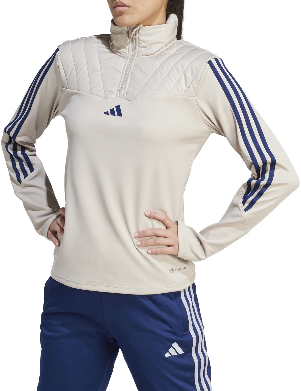 Tričko adidas Performance Tiro 23 Club Winterized Béžová | ik9510, 0