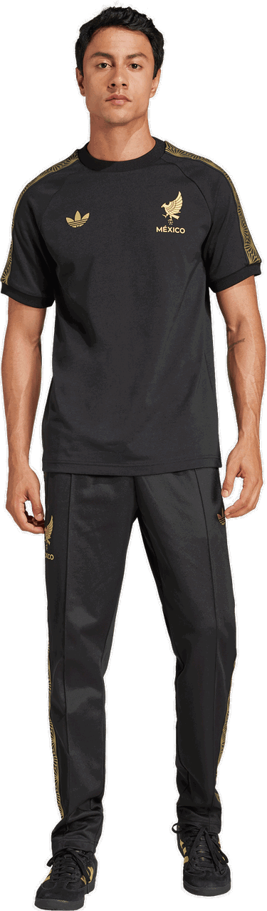 Tričko adidas Originals adidas Originals Mexico 2025 Gold T-Shirt Čierna | je5336, 5