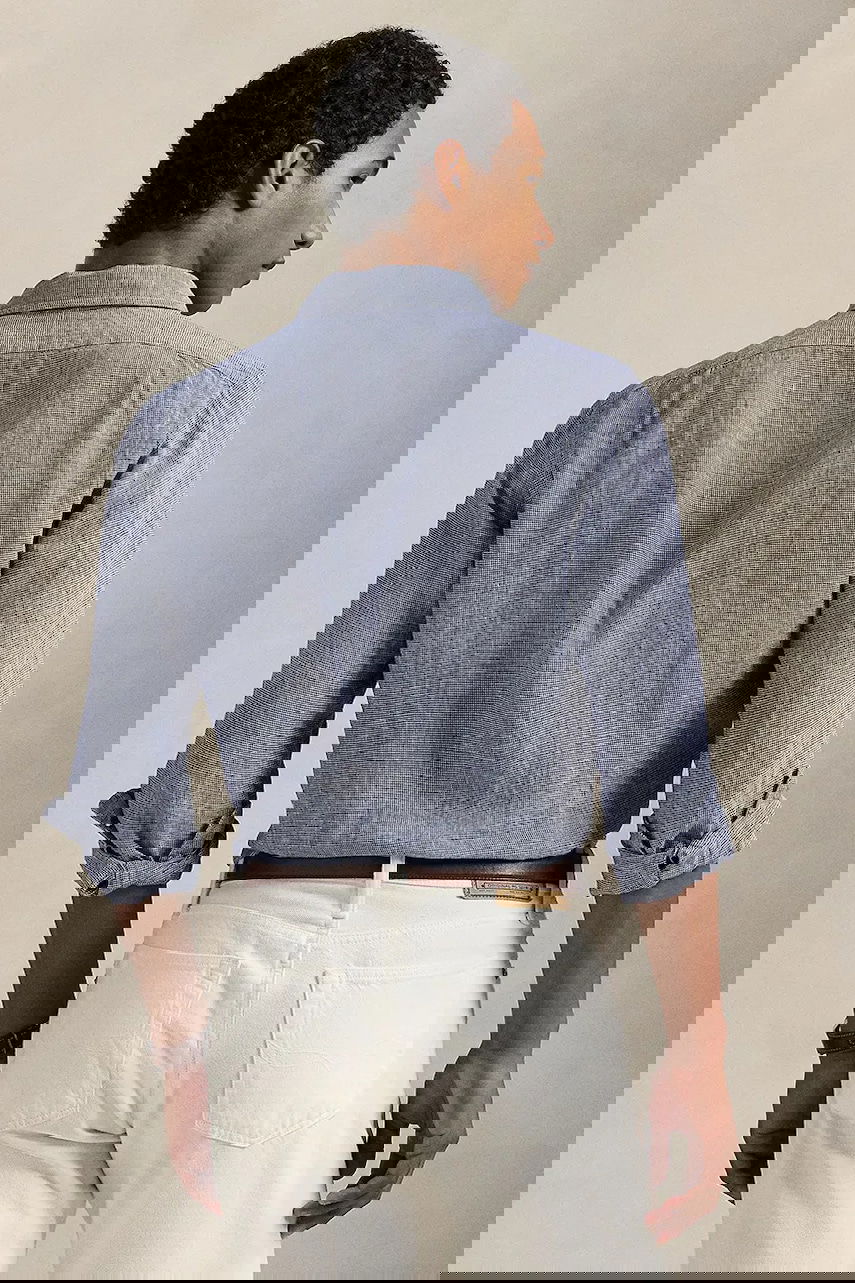 Košeľa Polo by Ralph Lauren Polo Ralph Lauren Linen Shirt, Regular Fit Modrá | 710968971, 1