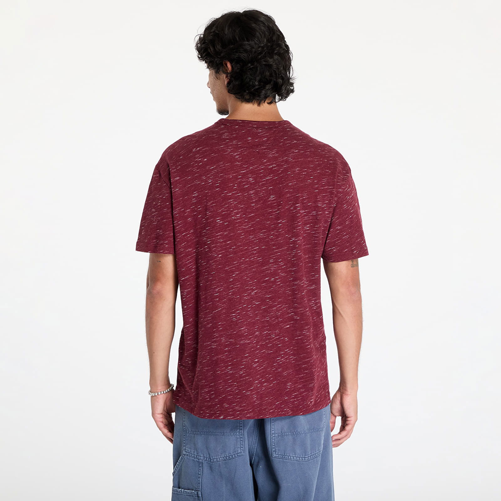 Regular Badge Tee Deep Rouge