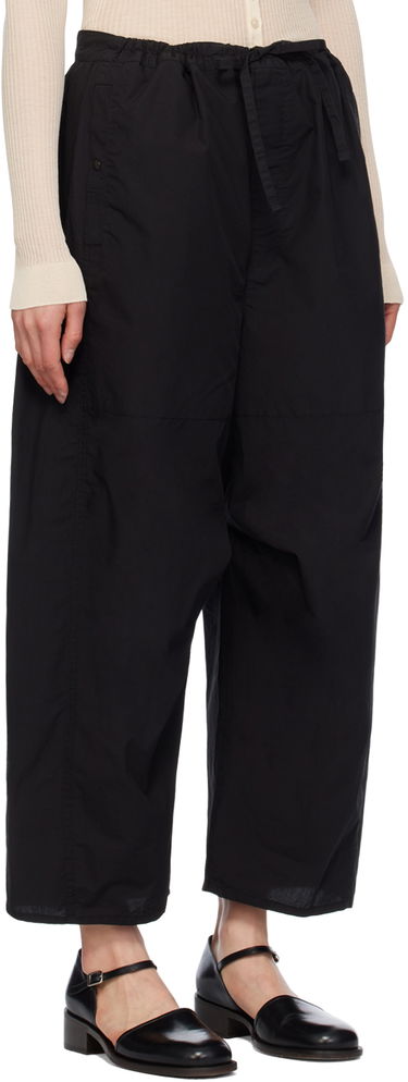 Nohavice LEMAIRE Cropped Drawstring Trousers Čierna | PA1110 LF1218, 1