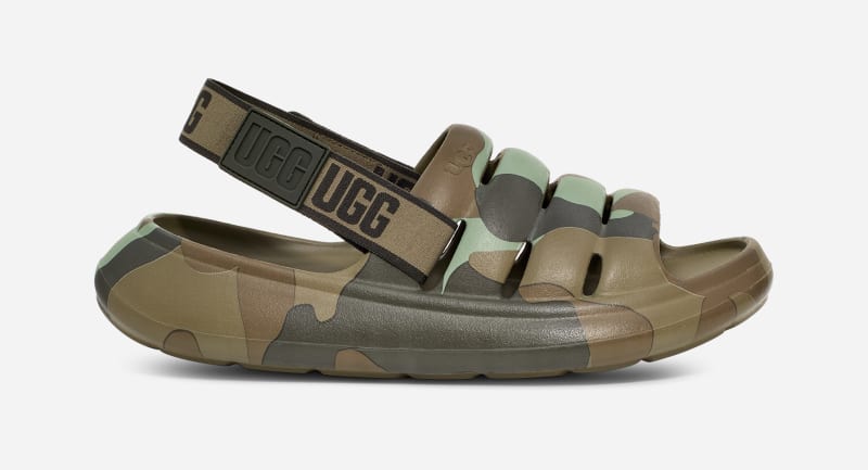 Tenisky a topánky UGG Sport Yeah Camopop Slide Zelené | 1137974-MSG, 0