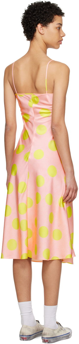 Polka Dot Midi Slip Dress