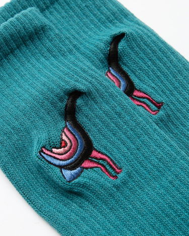 Ponožky By Parra Angry duck crew socks Zelené | 52466, 1