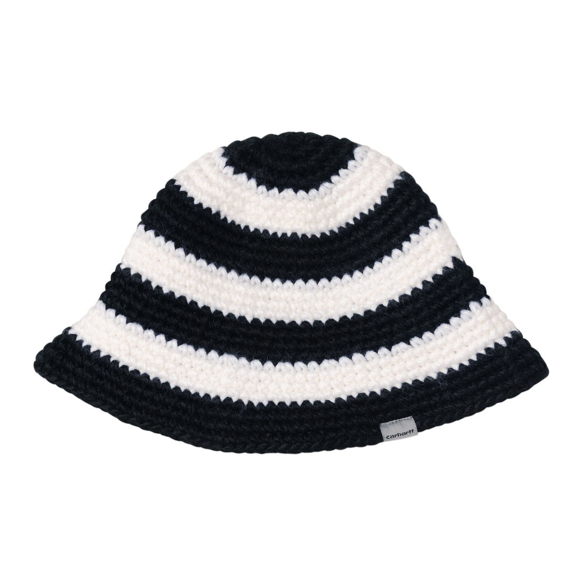 Klobúk Carhartt WIP Jora Striped Crochet Bucket Hat Čierna | A242045_3, 0