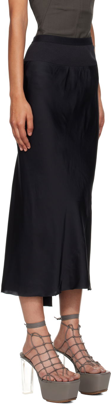 Sukňa Rick Owens Rick Owens Concordians A-Line Bias Midi Skirt Čierna | RP02E4343 SCH, 1