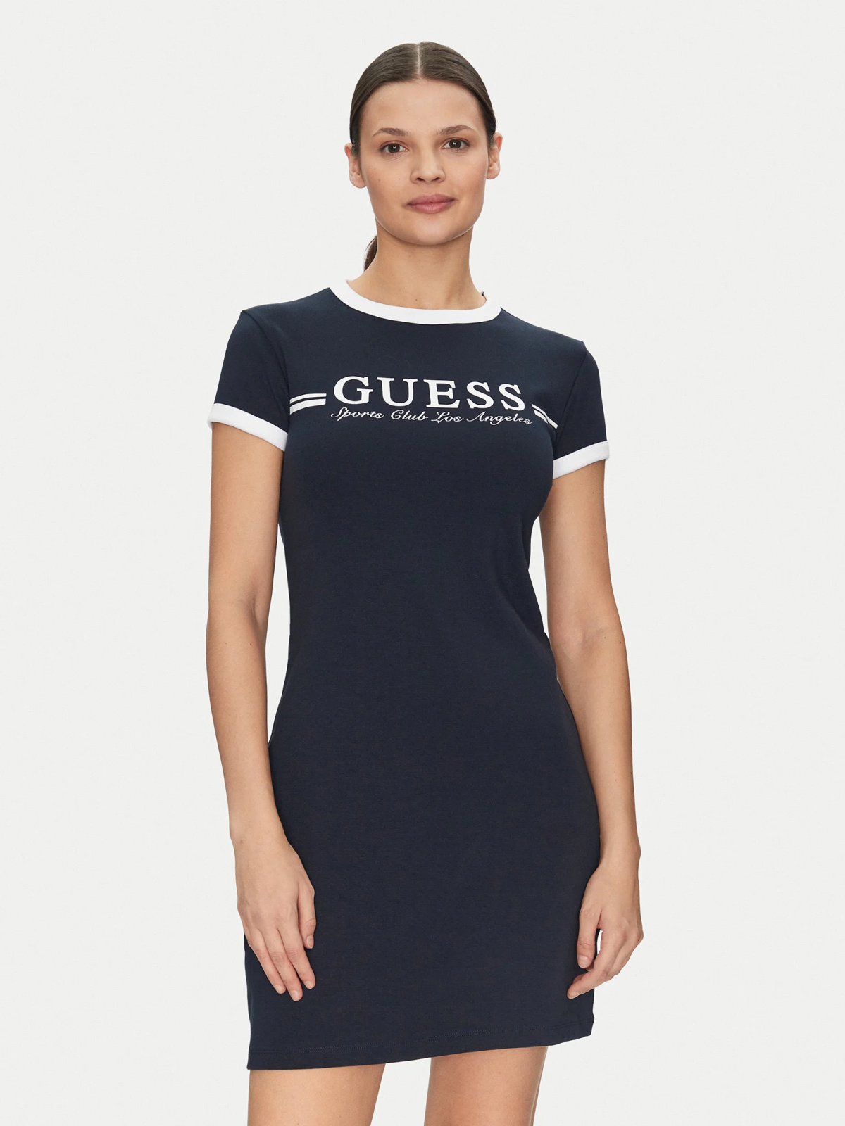 Šaty GUESS Guess Active Short Sleeve Dress Navy | V5GK02KCQX1-A71W, 0