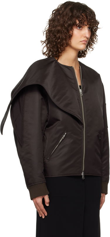 Bomber bunda Courrèges Courrèges Bow Collar Bomber Jacket Čierna | 424CBL218NY0020, 1