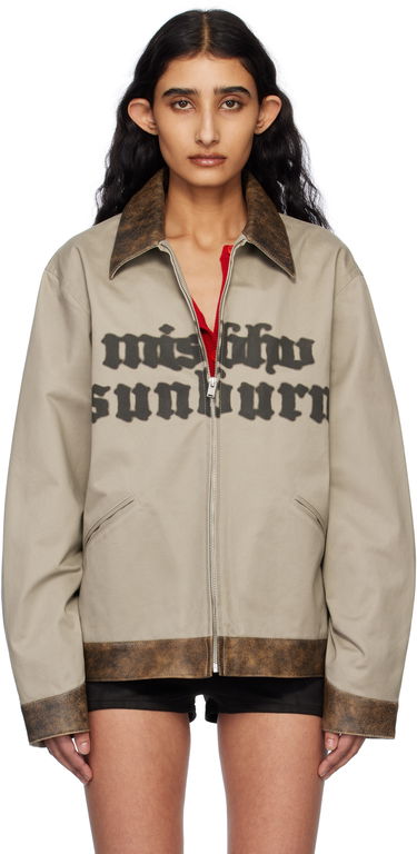 Bomber bunda MISBHV MISBHV Sunburn Work Jacket Béžová | 250W408, 0