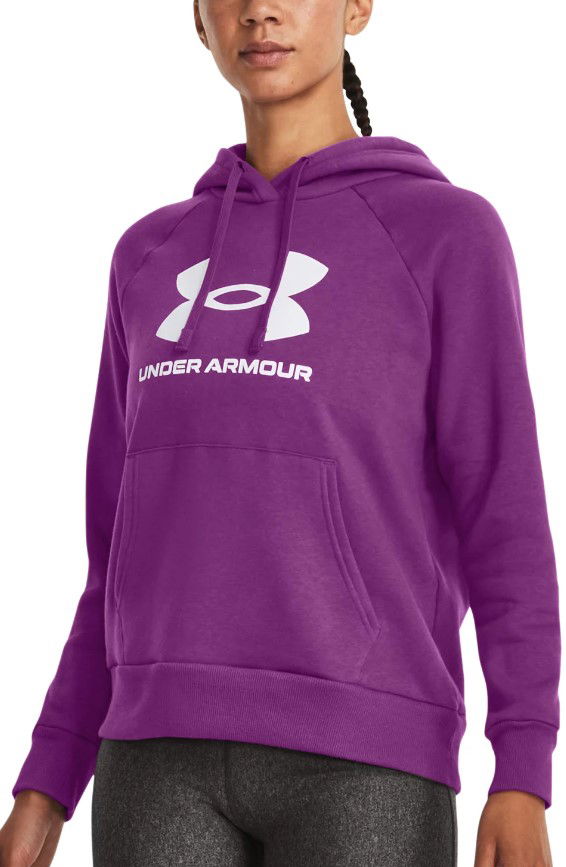 Mikina Under Armour UA Rival Fleece Big Logo Fialová | 1379501-580, 0