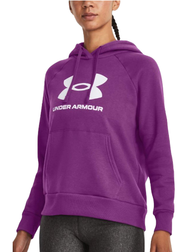 Mikina Under Armour UA Rival Fleece Big Logo Fialová | 1379501-580