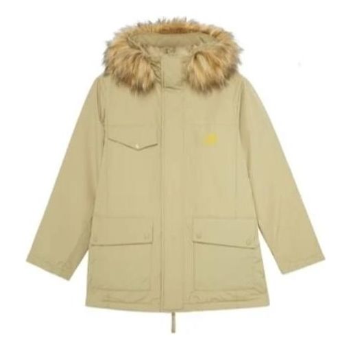 Parka New Balance Warm Windproof Jacket with Fur Collar Zelené | AMJ23371-KH