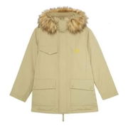 Warm Windproof Jacket with Fur Collar
