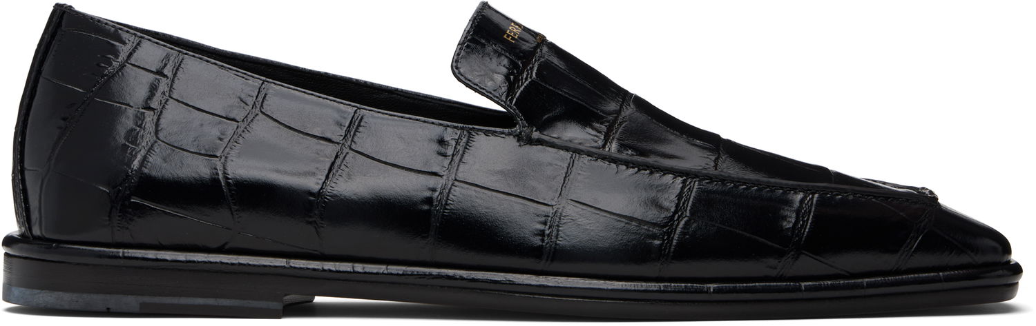 Tenisky a topánky FERRAGAMO Ferragamo Brian Loafers Čierna | 782625, 0