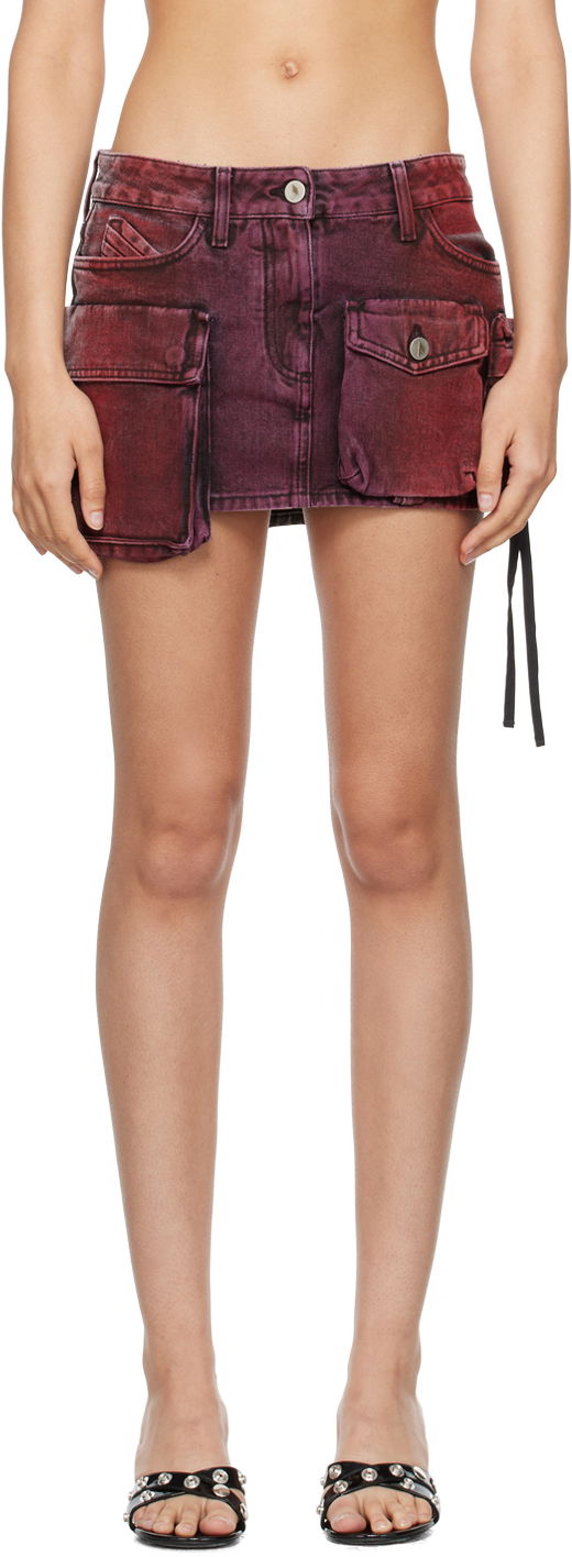 Sukňa The Attico The Attico Fay Denim Miniskirt Fialová | 241WCS136 D078, 0