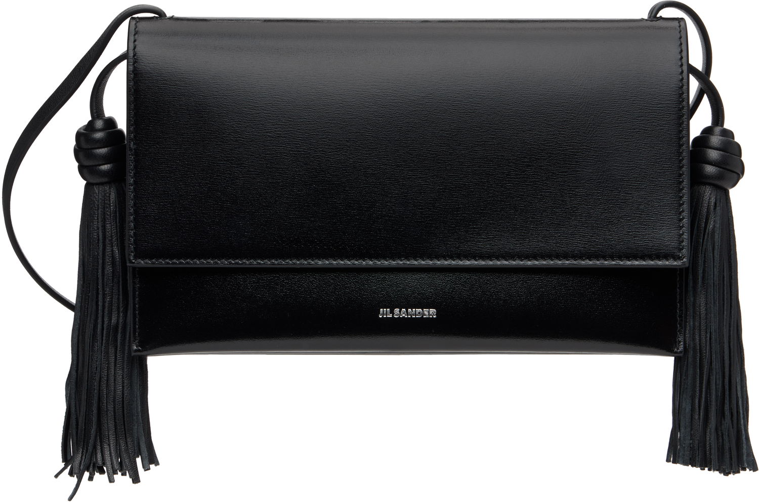 Taška cez rameno Jil Sander Jil Sander Tassel Bag Čierna | J07VL0045_P8592, 0