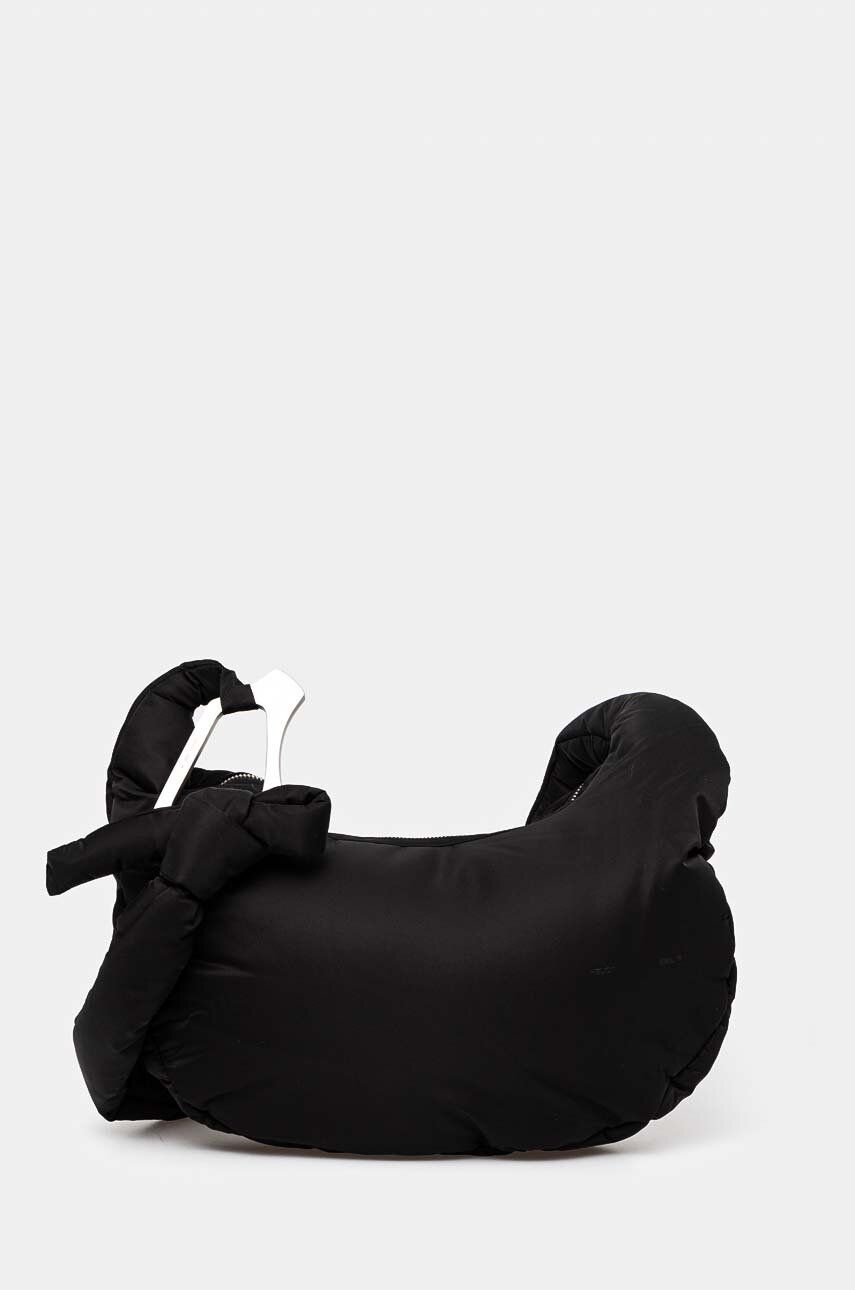 Black Padded Shoulder Bag