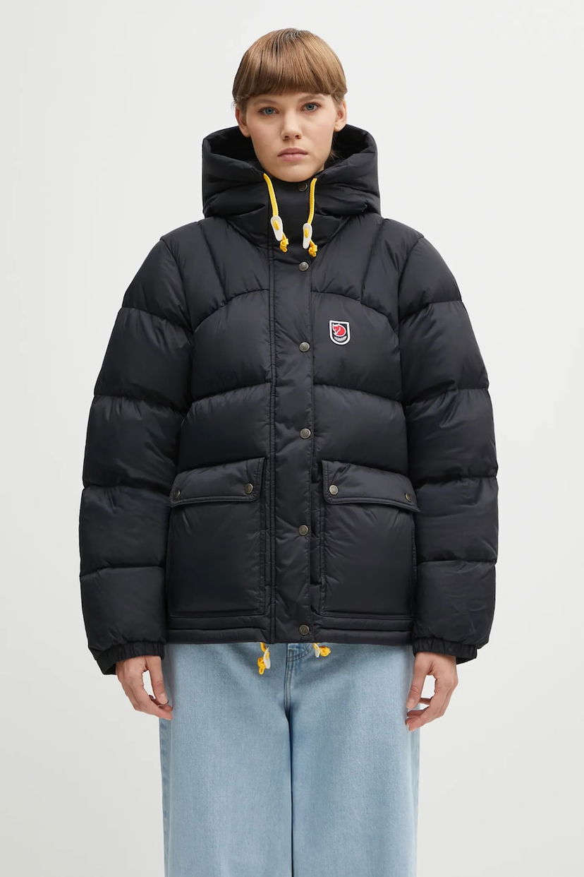 Prešívaná bunda FJÄLLRÄVEN Winter Expedition Down Jacket Čierna | F89995