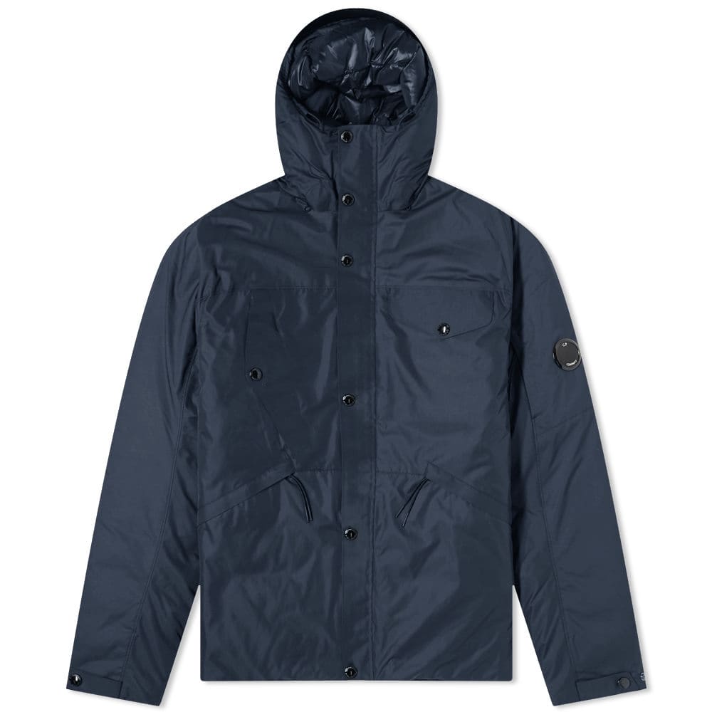 Prešívaná bunda C.P. Company Arm Lens Micro-M Down Jacket Total Eclipse Navy | 11CMOW013A-004275A-888, 0