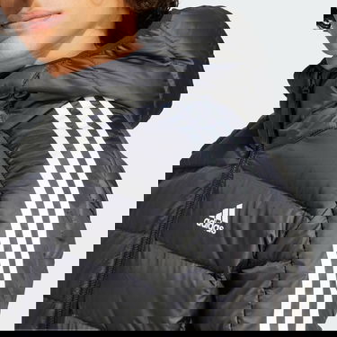 Bunda adidas Originals Essentials 3-Stripes Light Down Čierna | HZ8522, 6
