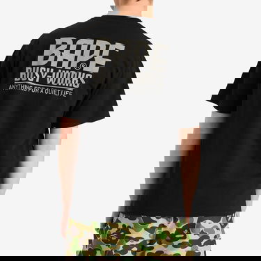Tričko BAPE Reflector Industrial Logo T-Shirt, Size Large Čierna | 001TEL301050M-BLK, 3