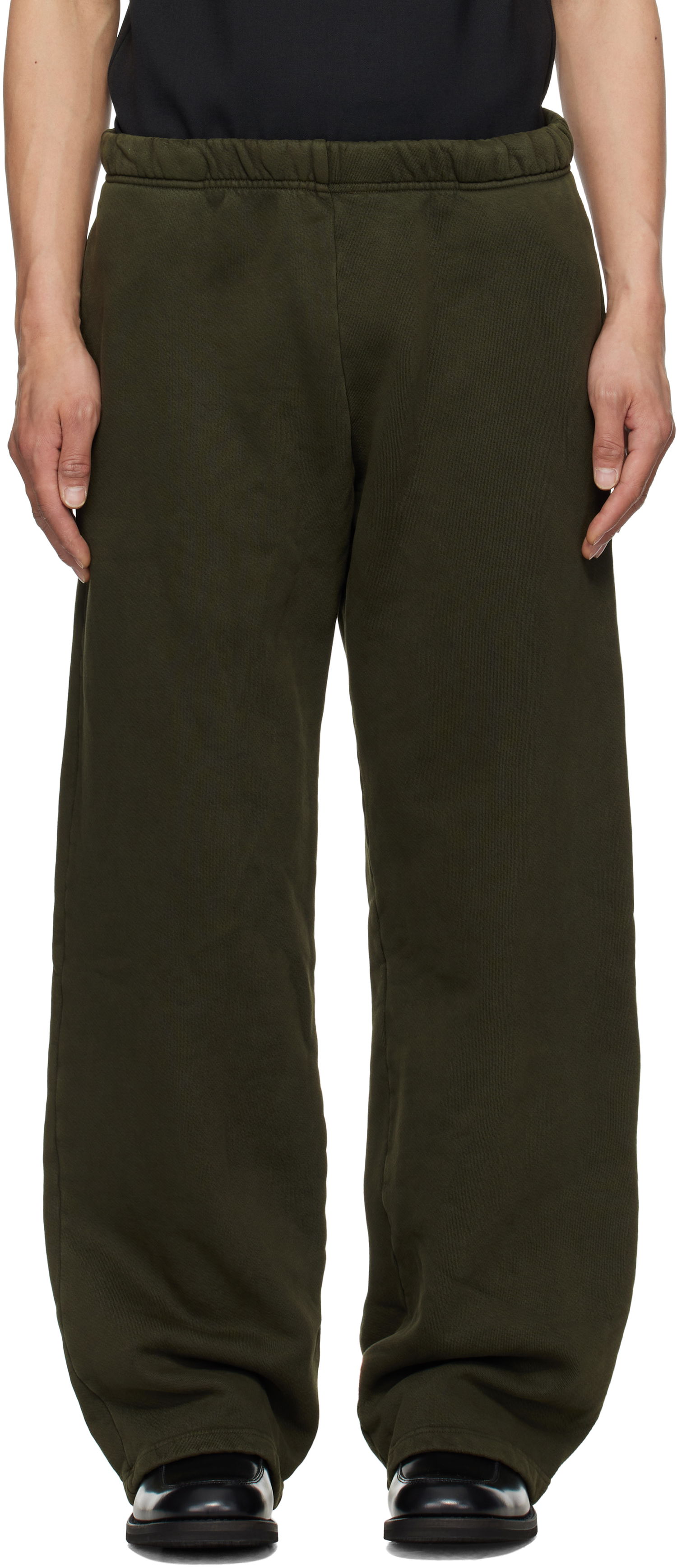 Tepláky LES TIEN Les Tien Heavyweight Puddle Sweatpants Zelené | CF-3023-PD, 0