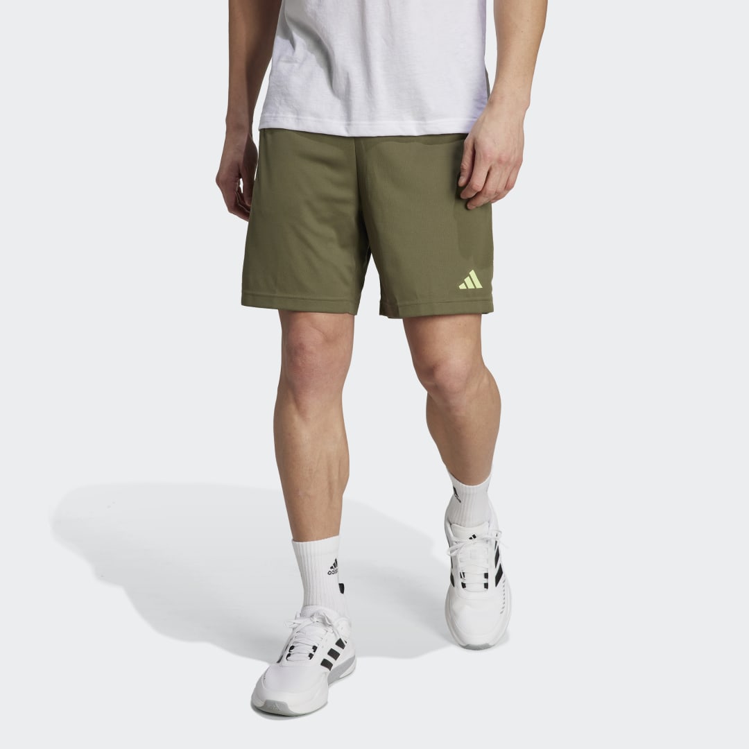 Šortky adidas Performance Train Essentials Seasonal Camo Shorts Zelené | IJ9615, 1