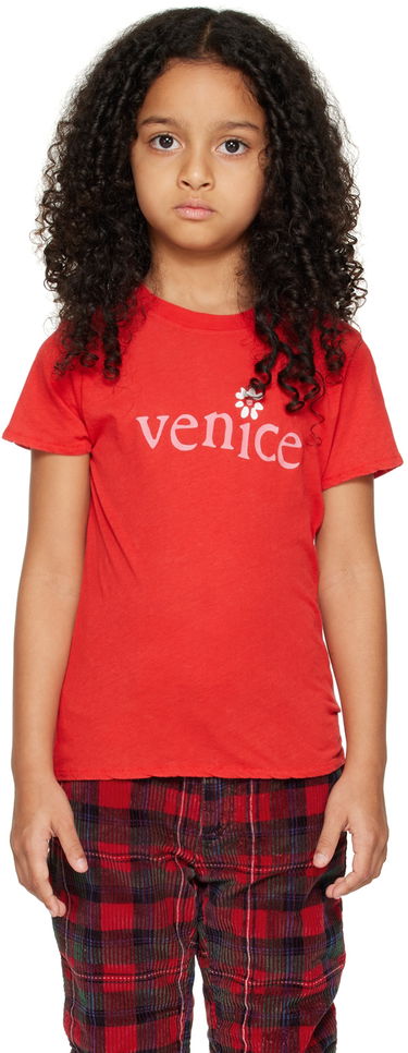 Tričko ERL ERL Kids 'Venice' T-Shirt Červená | ERL05KT006, 0