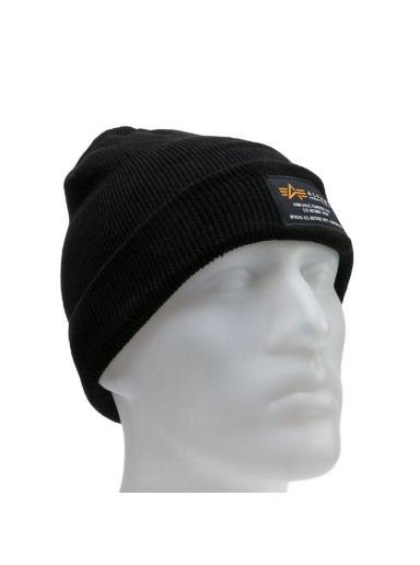 Kulicha Alpha Industries Crew Beanie Čierna | 128924 03