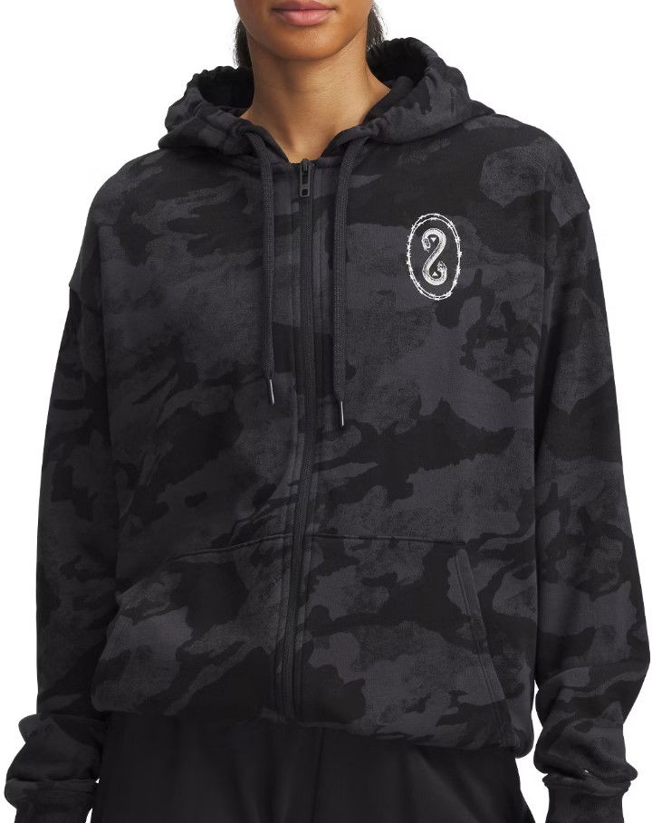 Mikina Under Armour Project Rock Heavyweight Full Zip Hoodie Čierna | 1389708-001, 0