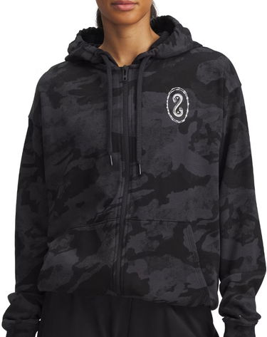 Mikina Under Armour Project Rock Heavyweight Full Zip Hoodie Čierna | 1389708-001, 0
