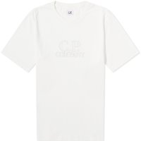 Tričko C.P. Company Embossed Logo T-Shirt Biela | 15CMTS119A-005100W-103, 1