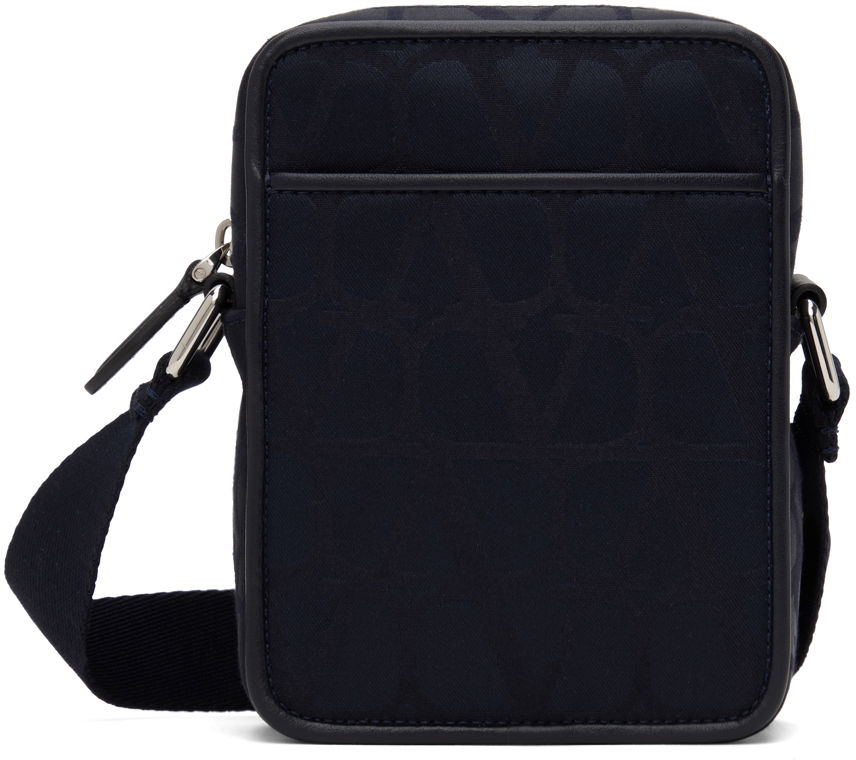 Taška cez rameno Valentino Valentino Garavani Small Iconographe Nylon Messenger Bag Navy | 5Y2B0C30CSH, 0