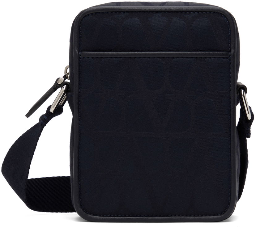 Taška cez rameno Valentino Valentino Garavani Small Iconographe Nylon Messenger Bag Navy | 5Y2B0C30CSH