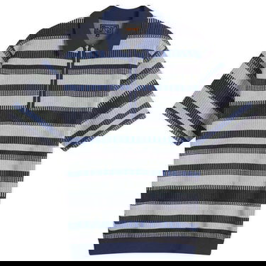 Polo tričko BEAMS Men's Half Zip Knit Polo Shirt Modrá | 3802-0049-156-79, 1