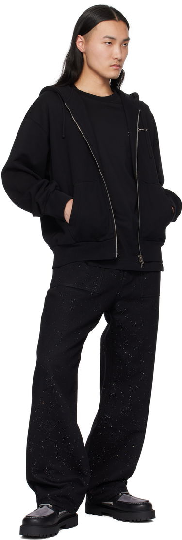 Mikina Givenchy Print Zipped Hoodie Čierna | BMJ0LB3YPS001, 3