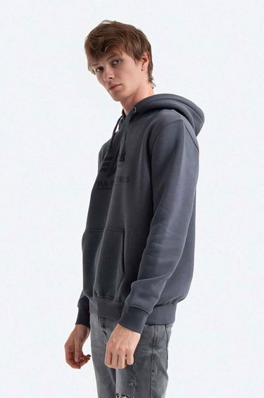 Mikina Alpha Industries Hoodie With Print Šedá | 178312.412, 0