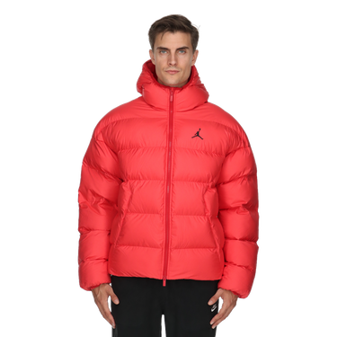 Prešívaná bunda Nike Brooklyn Hooded Puffer Jacket Červená | HV0532-687, 0