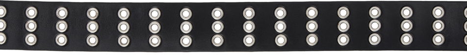 Ann Demeulemeester Ezra Grommet Leather Belt