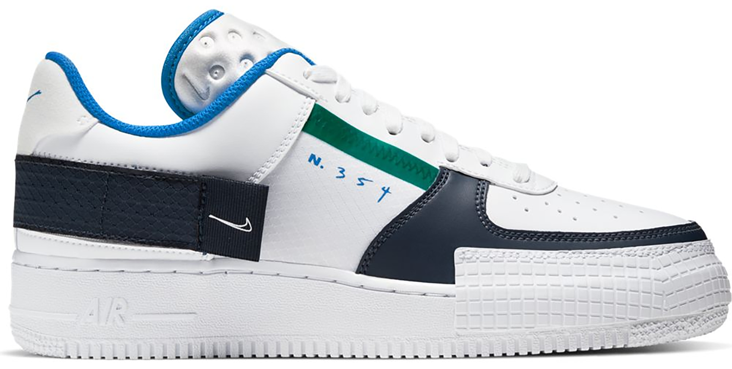 Tenisky a topánky Nike Air Force 1 Type White Obsidian Biela | CQ2344-100, 0