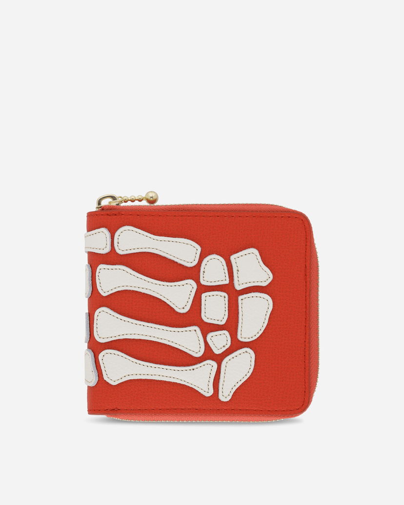 Peňaženka KAPITAL Thumb Up Bone Band Zip Wallet Oranžová | K2503XG522 RED